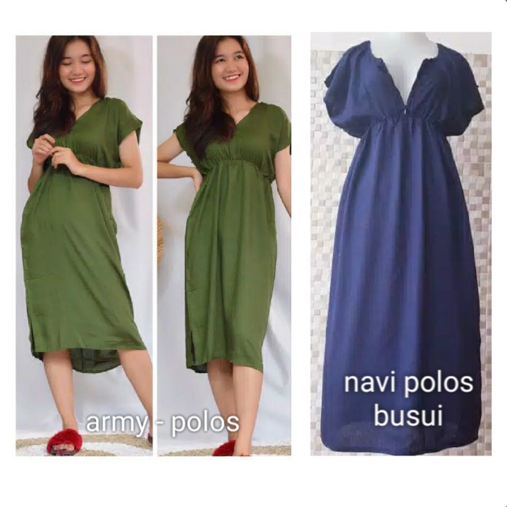 Daster BaliDress Manohara Bali Polos biasa dan busui 4