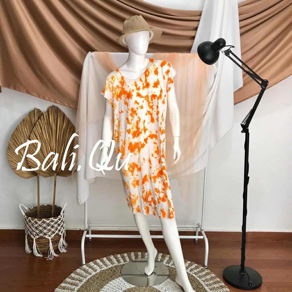 Daster Tie Dye Panjang Kain Halus Bali - 002 4