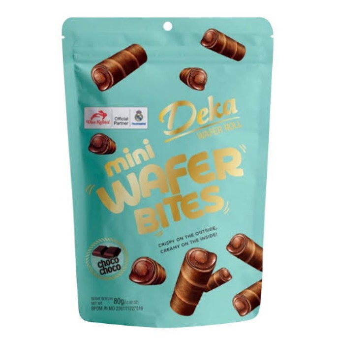 Deka Wafer Roll Mini Wafer Bites Choco Choco 80g