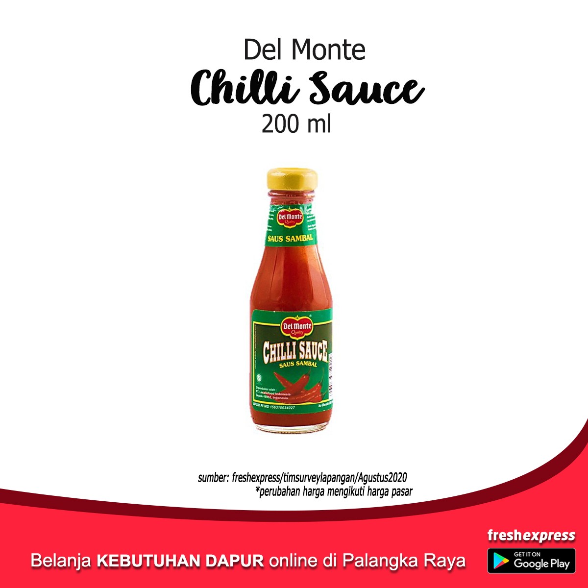 Del Monte Chilli Sauce 200 Ml