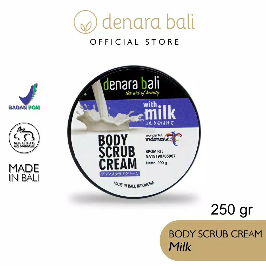 Denara Bali Body Scrub Cream 250 gr