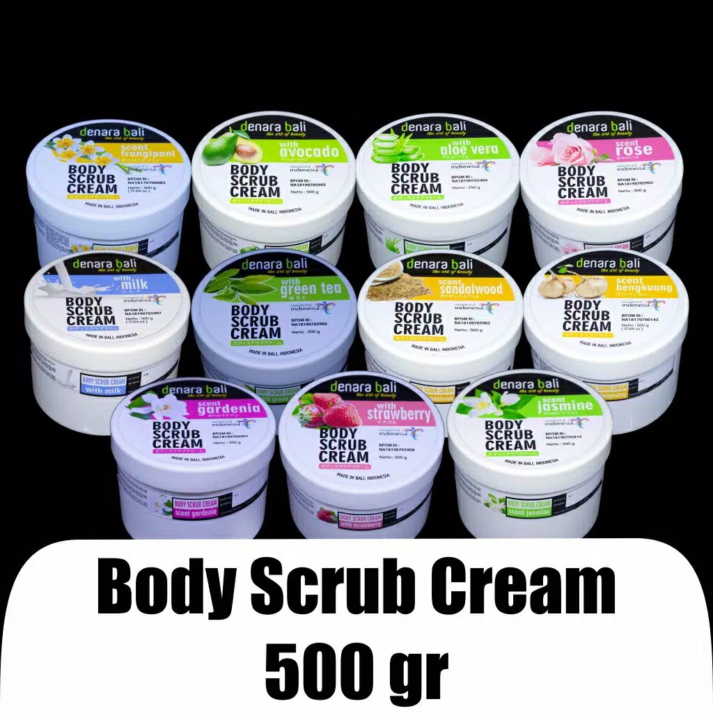 Denara Bali Body Scrub Cream 500gr