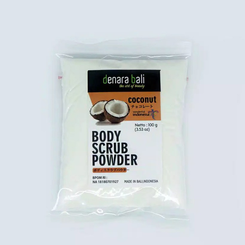 Denara Bali Body Scrub Powder Lulur Bubuk 100gr 4