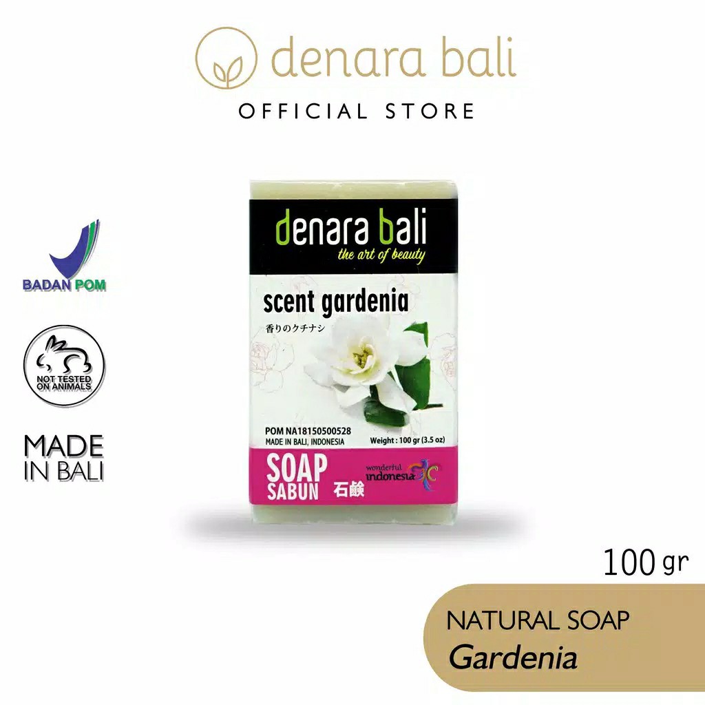 Denara Bali Natural Soap Gardenia 100gr