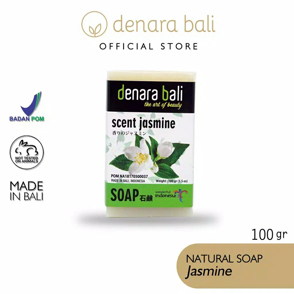 Denara Bali Natural Soap Jasmine 100gr