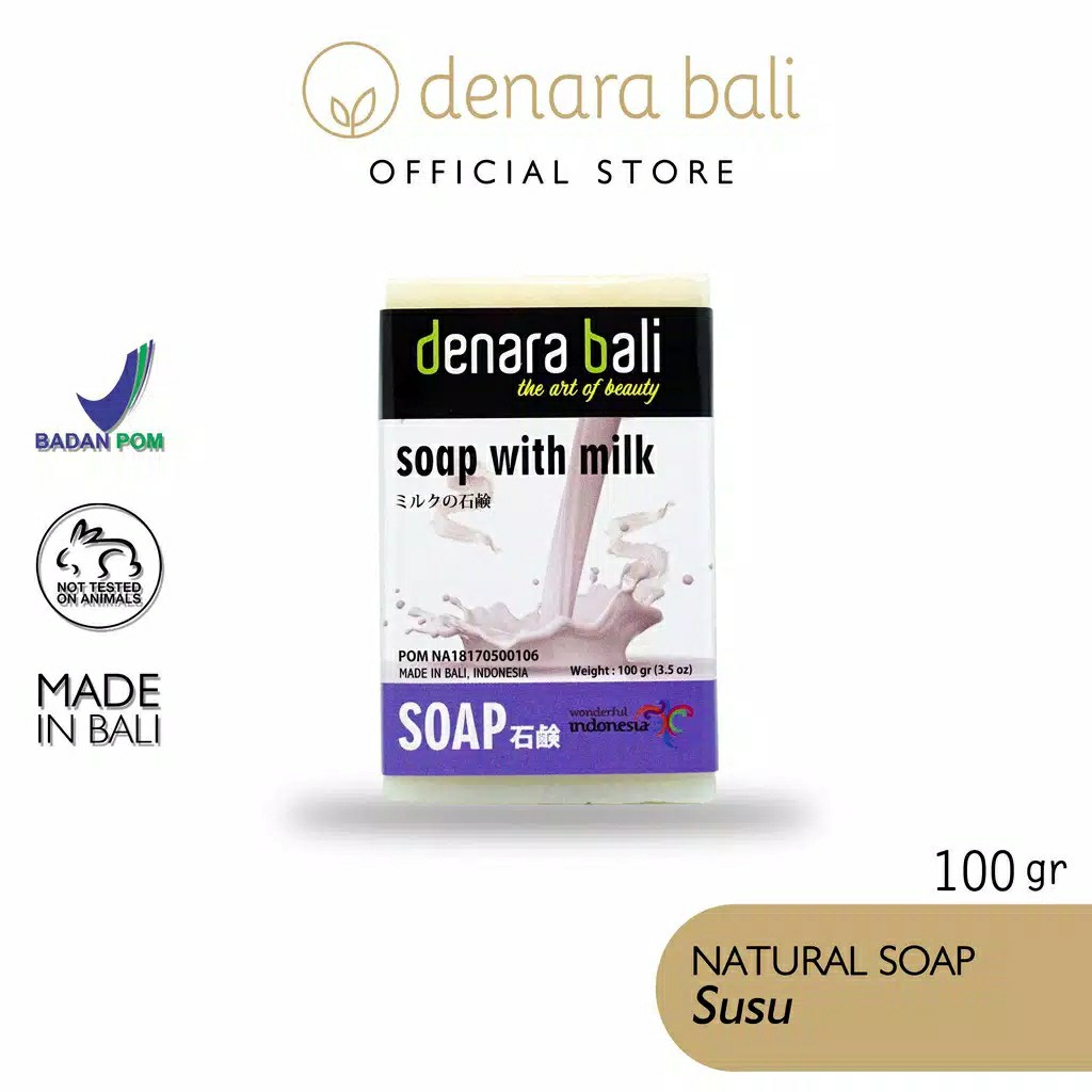 Denara Bali Natural Soap Sabun Alami 100gr 2