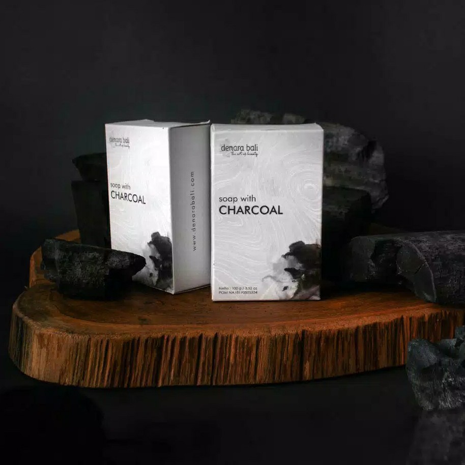 Denara Bali Natural Soap With Charcoal 100gr