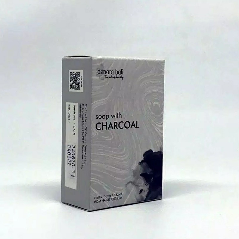 Denara Bali Natural Soap With Charcoal 100gr 4