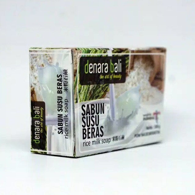 Denara Bali Rice Milk Soap Sabun Susu Beras 100gr 2