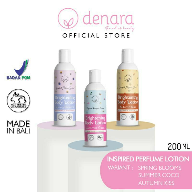 Denara Official Brightening Hand Body Lotion Inspired Parfume Series