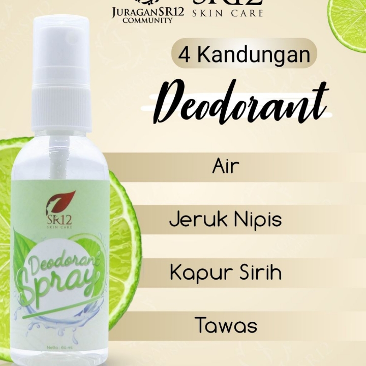 Deo Spray  Sr12  Anti Bau Keti Bau Helm  Bau Kaki 