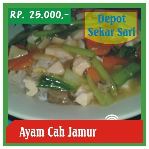 Depot Sekar Sari-Ayam Cah Jamur