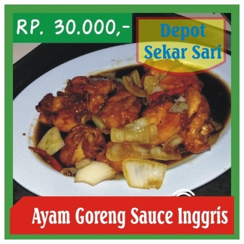 Depot Sekar Sari-Ayam Goreng Sauce Inggris