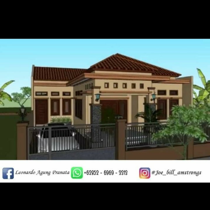 Design Rumah Multi Level Atap Piramid