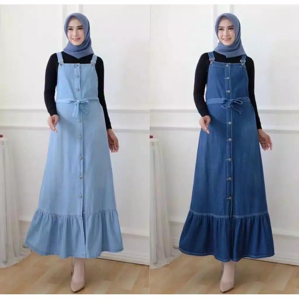 Despa Overall Jeans Rempel Full kancing