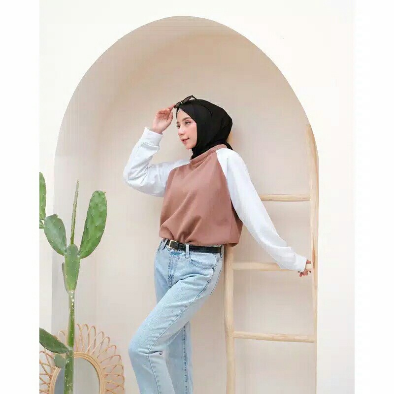 Device sweater  Pakaian Wanita  Atasan wanita  Sweater wanita  ata 3