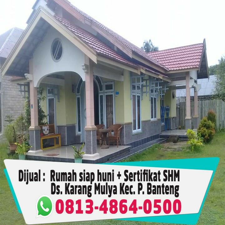 Di Jual Rumah Daerah Ds Karang Mulya