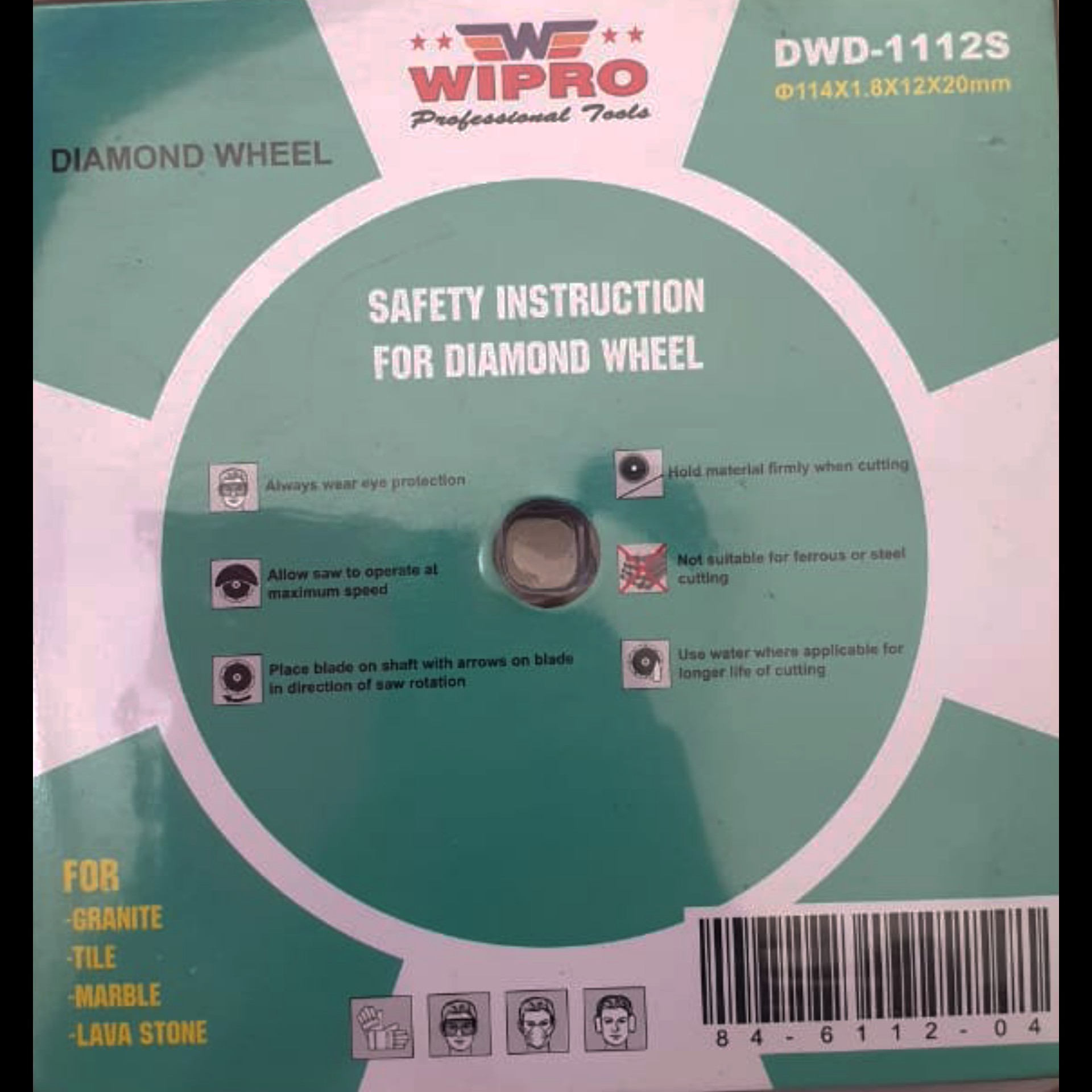 Diamond Wheel Dry Wipro DWD-112S 3