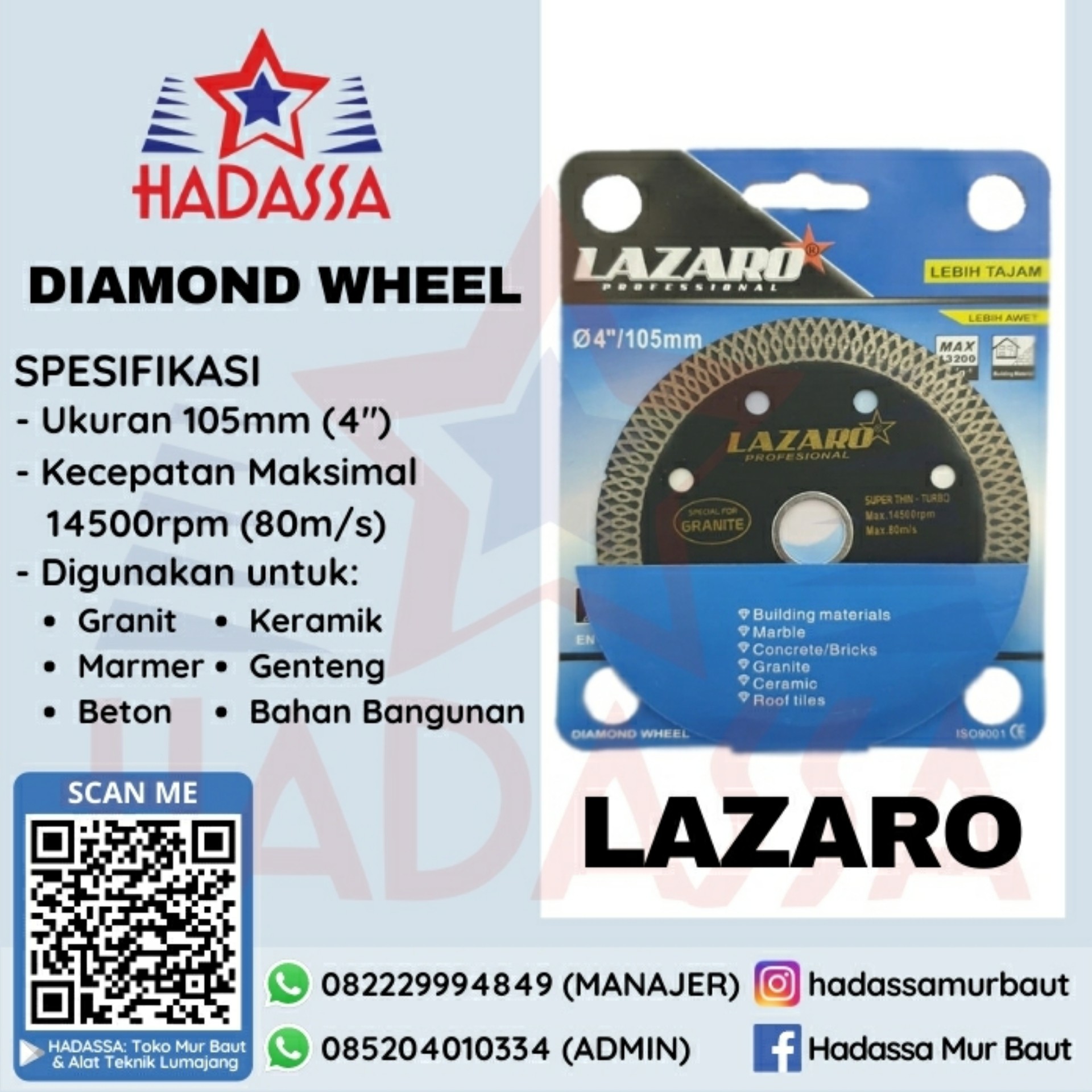 Diamond Wheel Lazaro