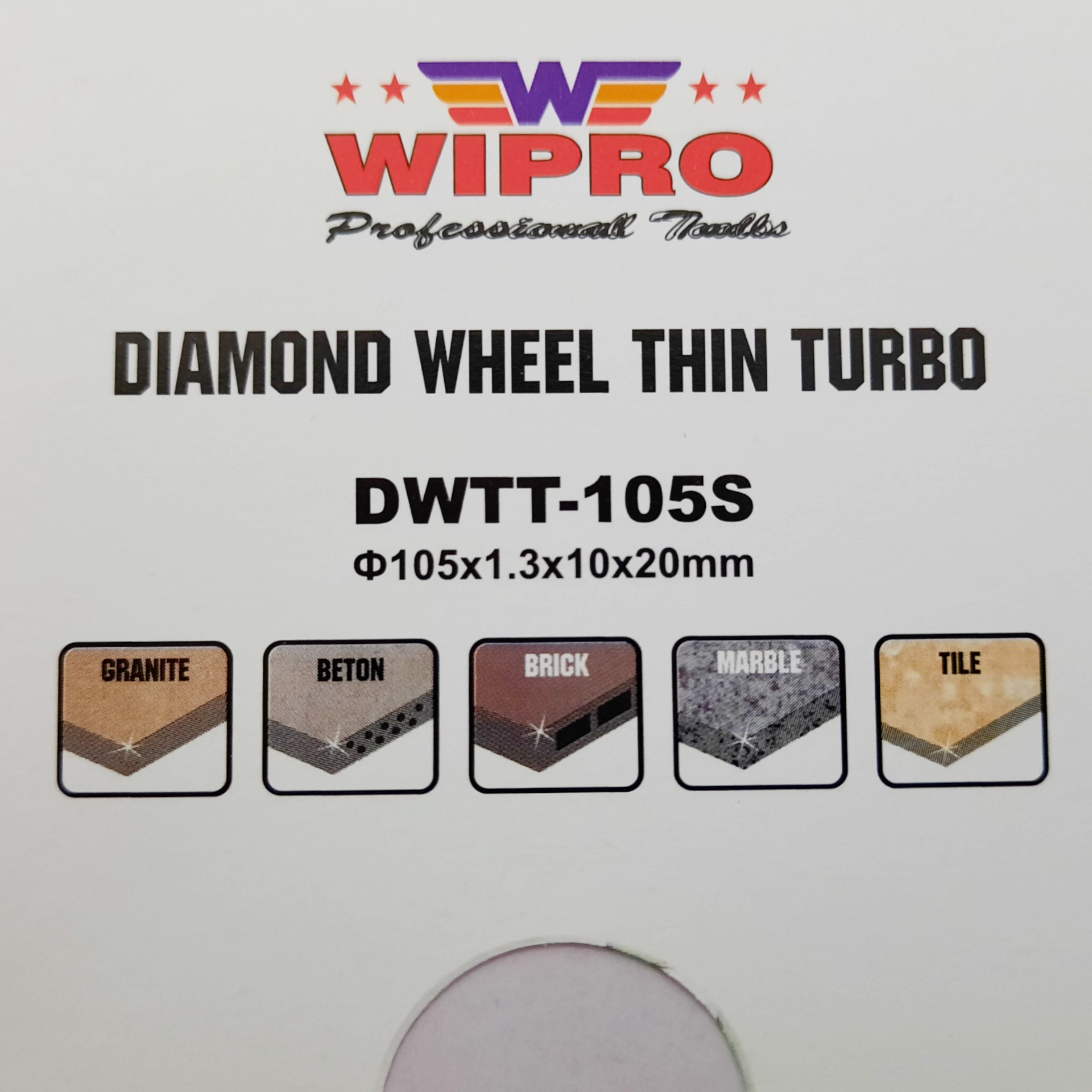 Diamond Wheel Turbo 4 Wipro DWTT-105S 5
