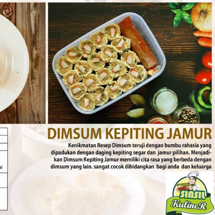 Dimsum Kepiting Jamur Sinsil 