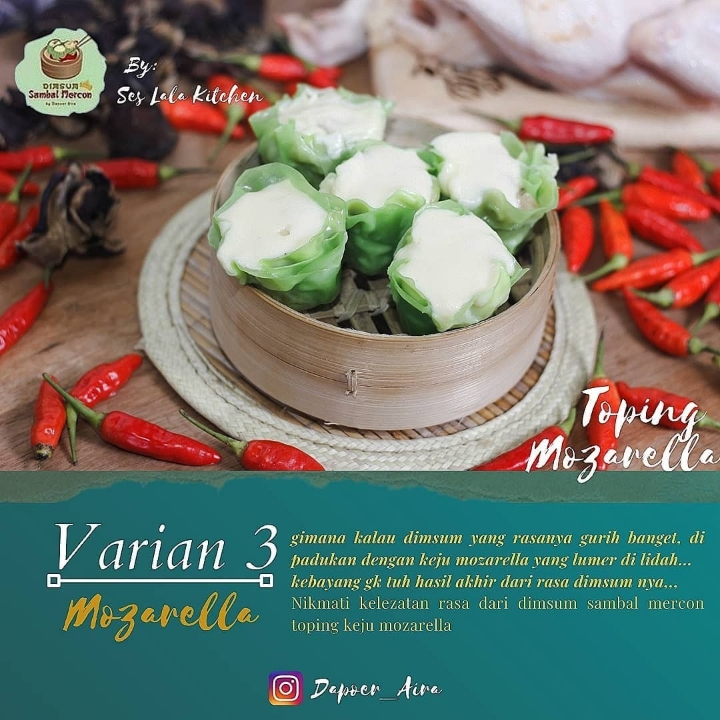 Dimsum Sambal Mercon Mozarella