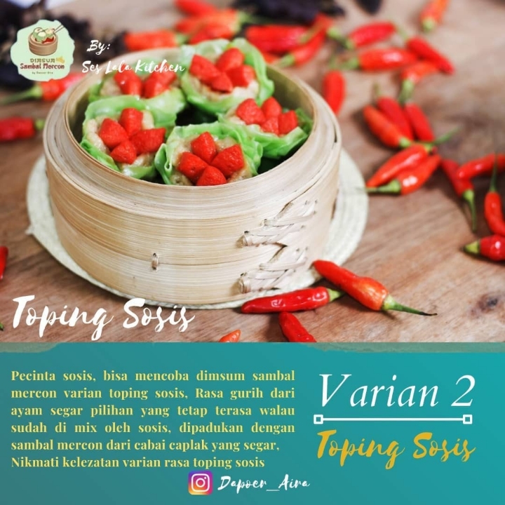 Dimsum Sambal Mercon Sosis