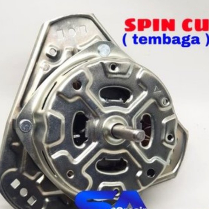 Dinamo Spin TEMBAGA Model SHARP Kaki 3 Mesin Cuci Motor Pengering