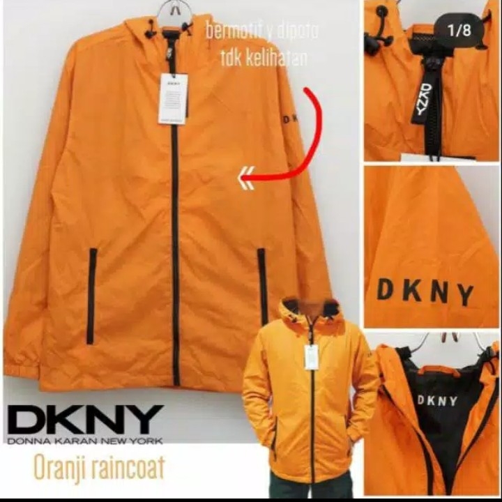 Jaket Dkny Raincoat Blue