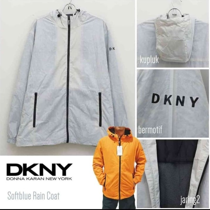 Jaket Dkny Raincoat Blue 2