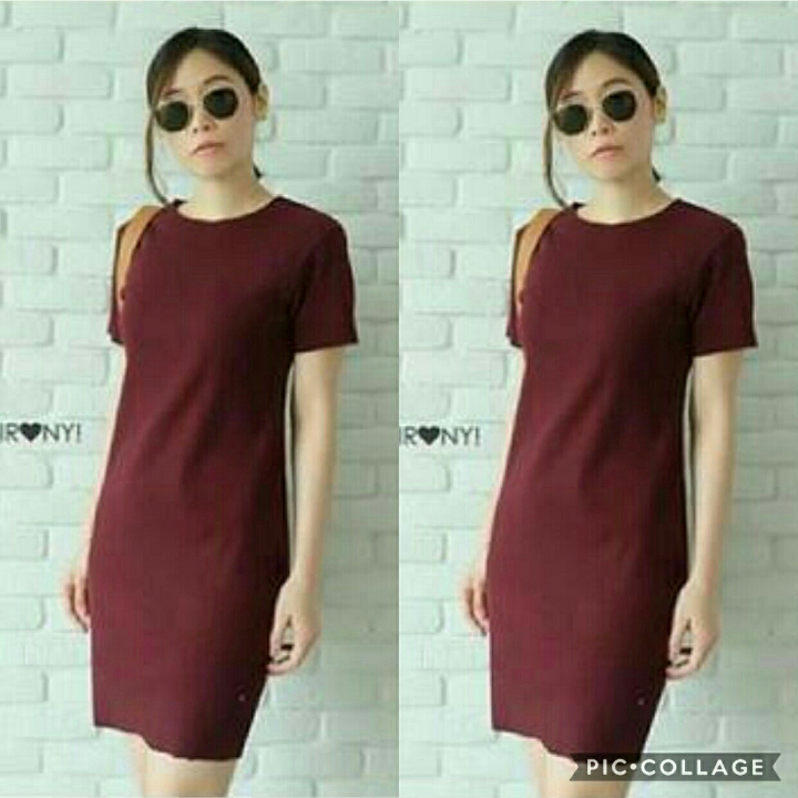 Dm Dress Fenygil Maroon