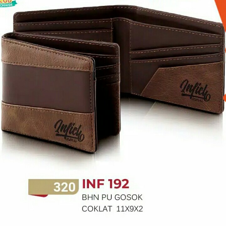 Dompet Lipat Panjang Pria Inficlo INF 192 Katalog Baru Origi