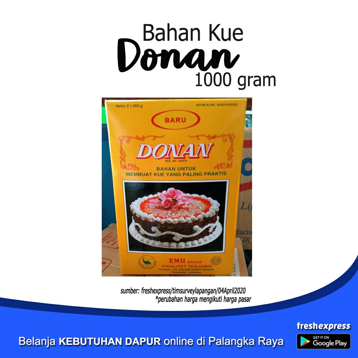 Donan Bahan Kue 1 Kg