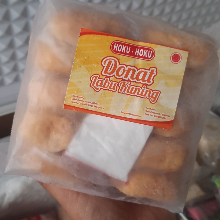 Donat Labu Kuning Hoku Hoku