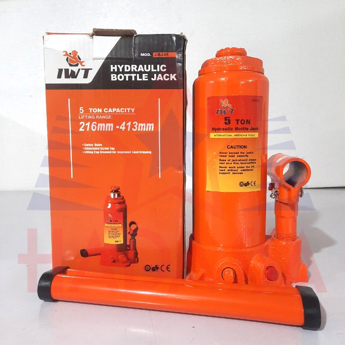 Dongkrak Botol Hydraulic IWT 5Ton 5