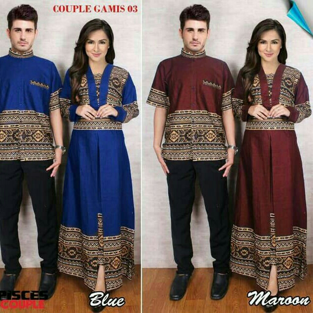 Dress Couple Gamis 03 Maxi Dress Lengan Panjang