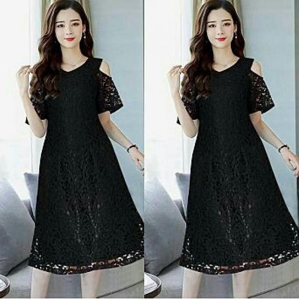 Dress Kyora Hitam