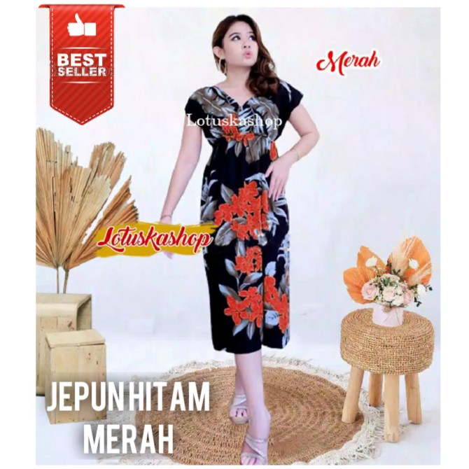 Dress Manohara Panjang Bali Jepun Kinanti Ranting