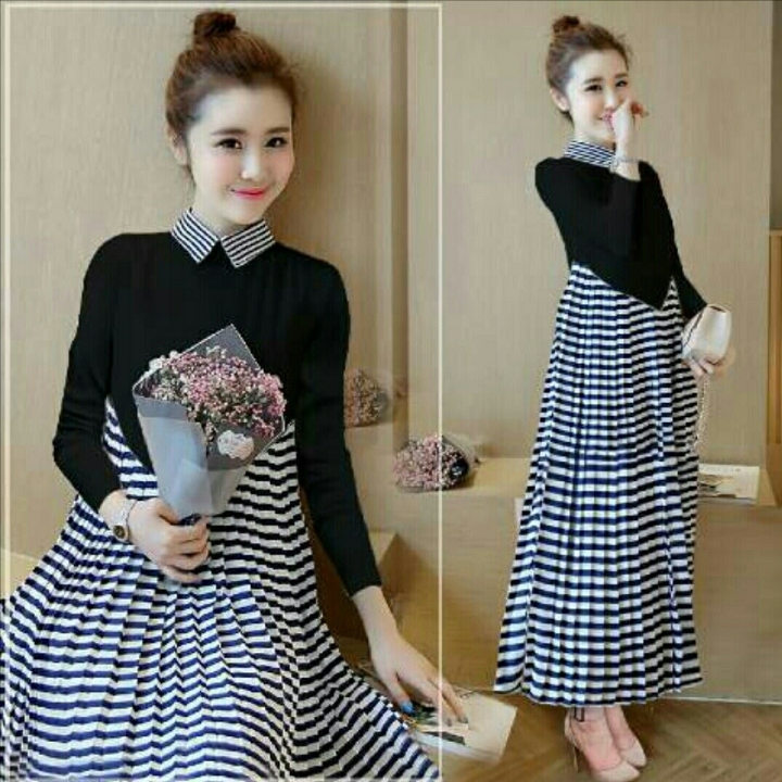 Dress Maxy Michie Hitam