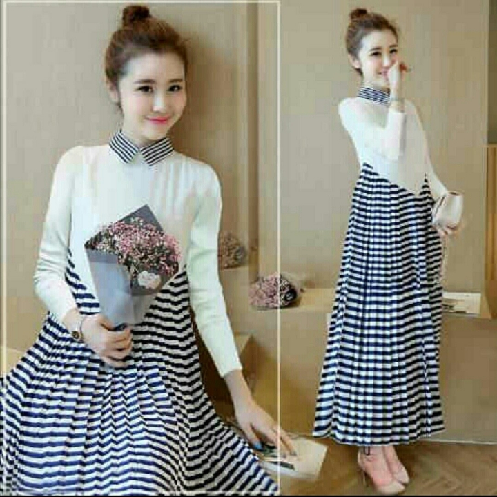 Dress Maxy Michie Putih