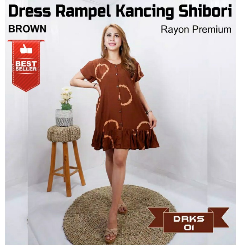 Dress Rampel Shibori