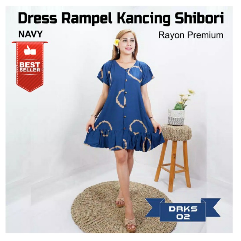 Dress Rampel Shibori 2