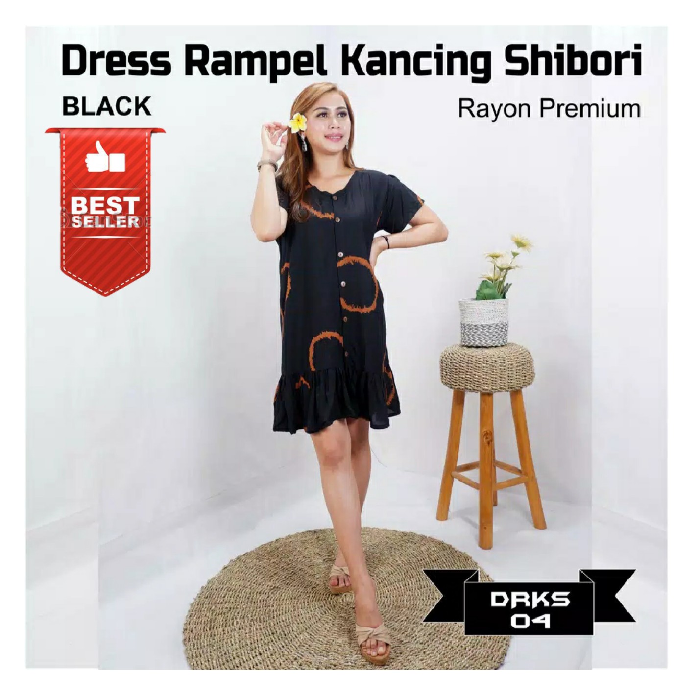 Dress Rampel Shibori 4