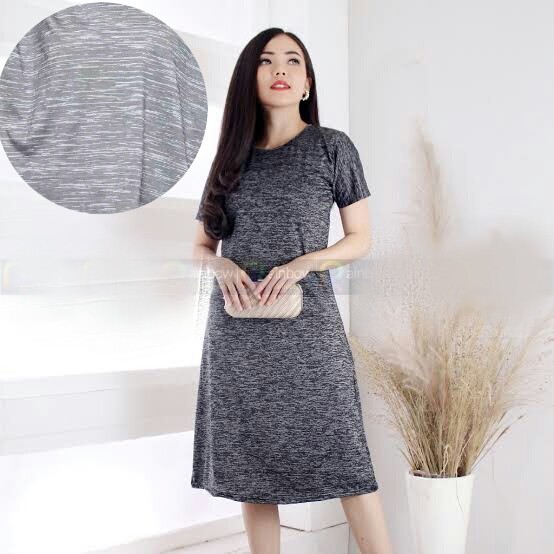 Dress Wanita Casual Mozaic Fit To L