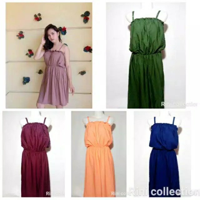 Dress tali POLOS PENDEK KHAS BALI 3