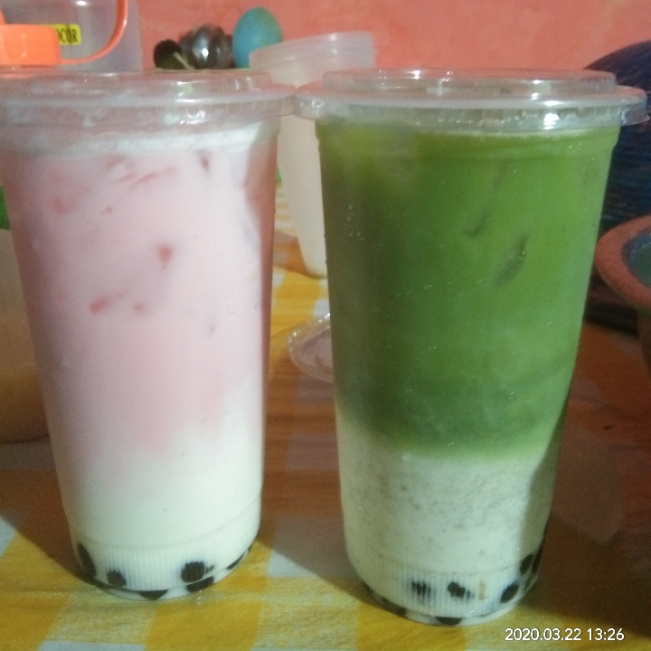 DrinkMilk GreenTea N Strawberry