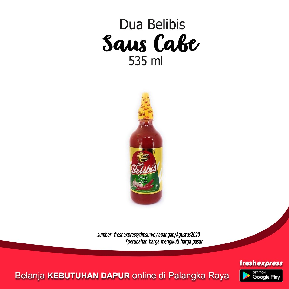 Dua Belibis Saus Cabe 535 Ml