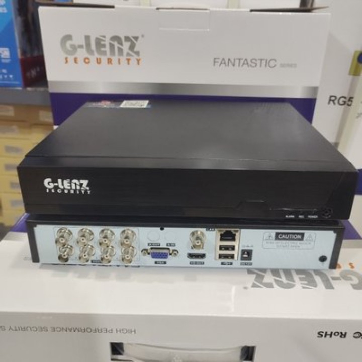 Dvr 8ch Glenz 5mp 2560p Hybrid Cocok Kamera 1mp sampai 5mp Murni 5 mp 