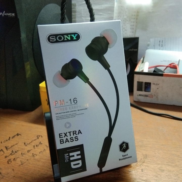 EARPHONE MERK SONY PM19 EXTRA BASS