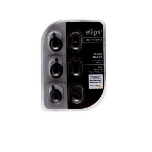 ELLIPS HAIR VITAMIN SHINY BLACK CARDPACK 6 ML